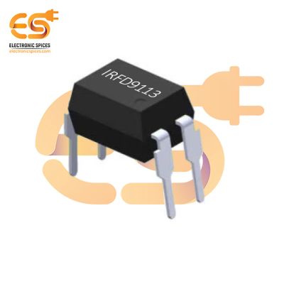 IRFD9113 P-Channel 60V 600mA Through Hole 4-HVMDIP MOSFET